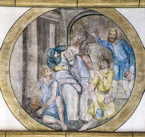 06: Petrus verleugnet Jesus (Decke Mitte)